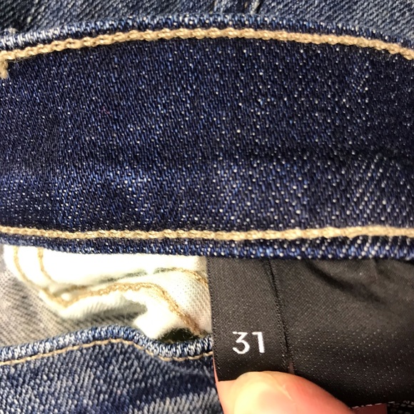 J Brand Rosalie Raw Hem Button Fly Jean Skirt 31 - Picture 5 of 6